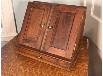 CONTEMPORARY PINE LETTER and STATIONARY BOX