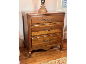 ETHAN ALLEN THREE DRAWER STAND