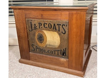 J & P COATS' SPOOL COTTON SIX DRAWER CABINET