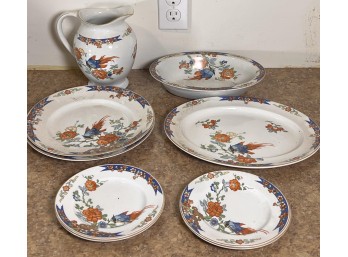 (9) PIECE WOOD AND SONS CHINA LOT