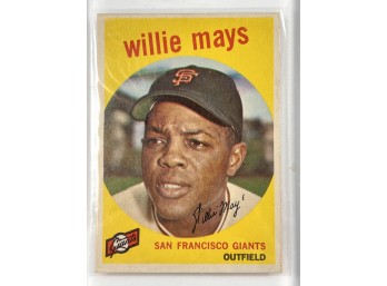 1959 TOPPS #50 WILLIE MAYS