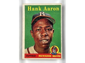 1958 TOPPS #30 HANK AARON