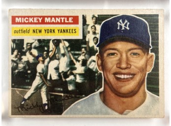 1956 TOPPS #135 MICKEY MANTLE
