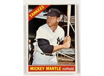 1966 TOPPS #50 MICKEY MANTLE