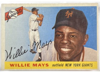 1955 TOPPS #194 WILLIE MAYS