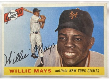 1955 TOPPS #194 WILLIE MAYS