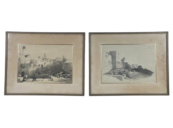 DAVID ROBERTS (1796-1864) Two Works