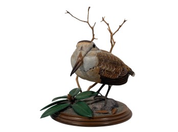 BART KING CARVED & PAINTED WOODCOCK