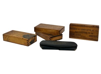 (19th/20th c) OPTICIAN LOT