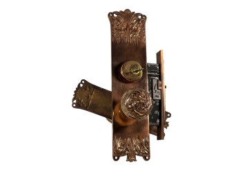 CORBIN VICTORIAN BRONZE MORTISE LOCK SET