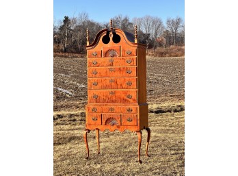 DR DIMES TIGER MAPLE CONNECTICUT HIGHBOY