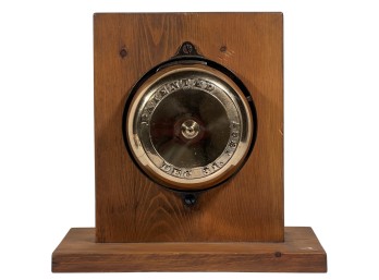 PATENT 1867 CAST IRON & BRASS DOORBELL