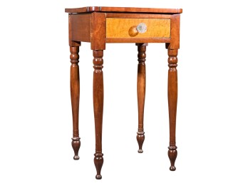 SHERATON MAHOGANY & BIRDSEYE MAPLE STAND