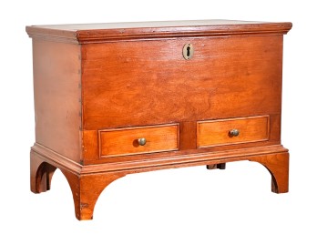 MINIATURE (19th c) PENNSYLVANIA BLANKET CHEST