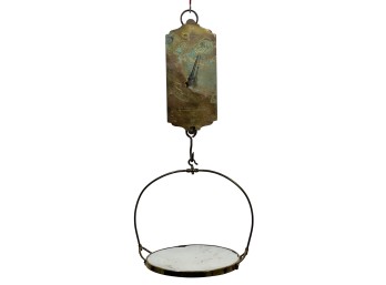 SALTERS BRASS & IRON (30) LB SPRING SCALE NO. 60T