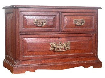 LATE (19th c) MINIATURE CHINESE CHIPPENDALE CHEST
