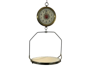 NEW ENGLAND SCALE CO. BRASS & IRON PRODUCE SCALE