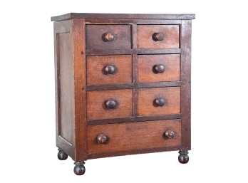 (19th c) COUNTERTOP SPICE CABINET