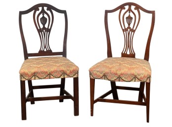 NEAR PAIR of FEDERAL STYLE SIDE CHAIRS