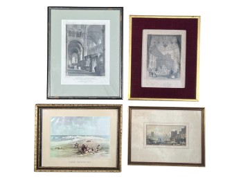 Four (19th/20th c) ENGLISH PRINTS