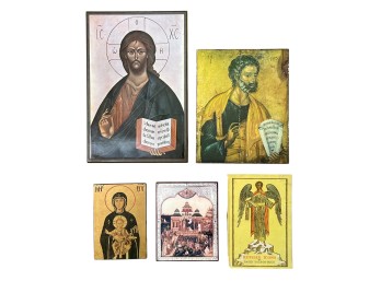 GROUP of EASTERN ORTHODOX ICONS