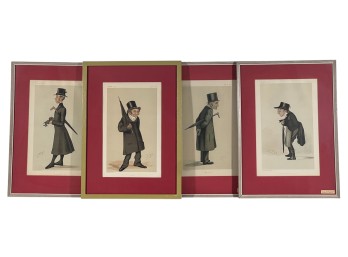 (4) VANITY FAIR/SPY MEN OF THE DAY CARICATURES