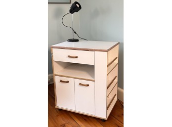 VINTAGE ROLLING STORAGE CABINET