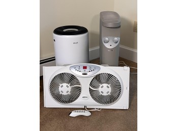 AIR PURIFIER, WINDOW FAN, HEATER