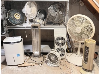 FAN LOT and DEHUMIDIFIER ETC