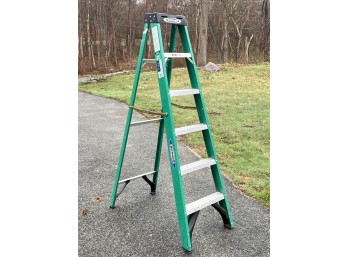 WERNER 6 FOOT FIBERGLASS STEP LADDER