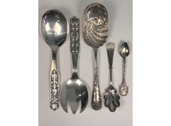 (5) PIECE SILVER PLATE LOT