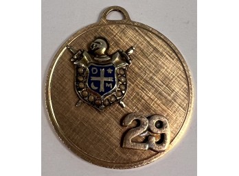 VINTAGE A & Z 14K GOLD PENDANT