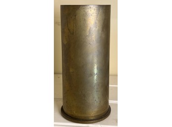 TRENCH ART BRASS ARTILLERY SHELL