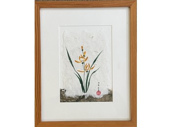 SIGNED ORIGINAL WORK on RICE PAPER