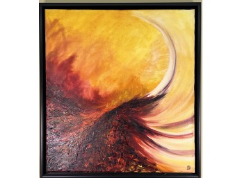 SIGNED ACRYLIC ON CANVAS