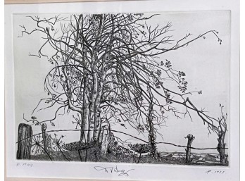 PENCIL SIGNED ETCHING