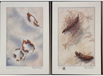 (2) PENCIL SIGNED PAUL BREEDEN PRINTS