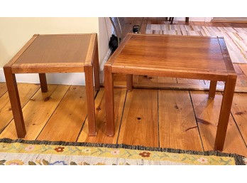 (2) DANISH MID-CENTURY MODERN END TABLES