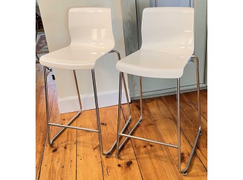 (2) IKEA BAR STOOLS