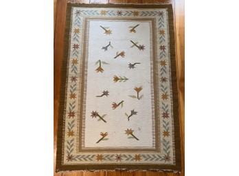 VINTAGE FLAT WOVEN AREA RUG