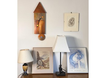 (6) PIECE CONTEMPORARY DECORATIVE LOT