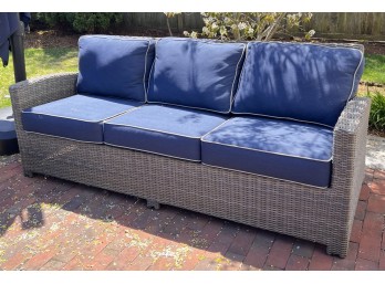 JORDAN'S BRECHKINRIDGE RESIN WICKER OUTDOOR SOFA