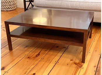 HICKORY CHAIR HANDMADE COFFEE TABLE