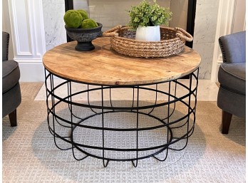 MODERN CAGE STYLE COFFEE TABLE