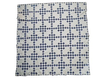 c1850 HANDMADE QUILT from PETERSBURG, NY