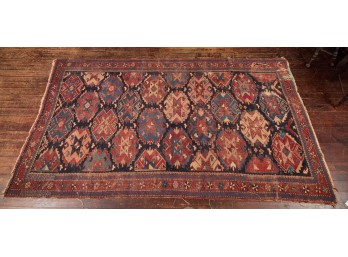 ANTIQUE CAUCASIAN ORIENTAL AREA RUG