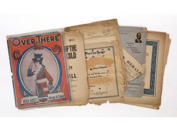 OVER THERE by GEO. M. COHEN & OTHER SHEET MUSIC
