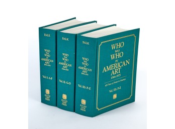 (3) VOLS. WHO WAS WHO IN AMERICAN ART (1564-1975)