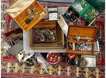 HOARD Of COSTUME JEWELRY