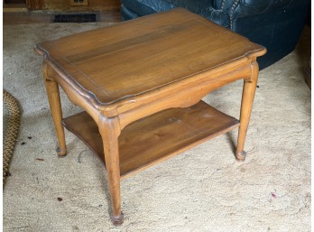 CUSHMAN COLONIAL TWO TIER END TABLE